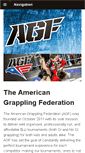 Mobile Screenshot of americangrapplingfederation.com